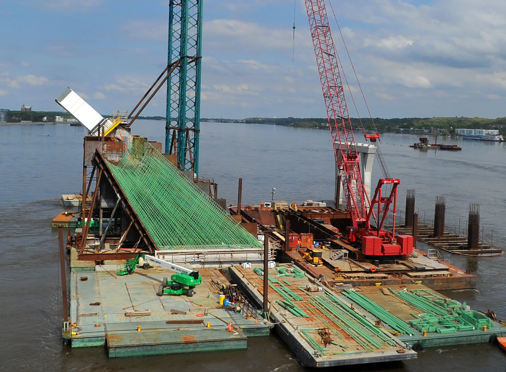 Interstate 74 bridge construction update